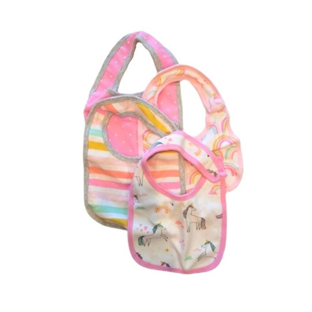 Cloud Island Unicorn Bibs